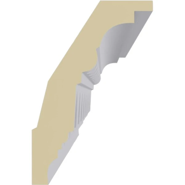 4 3/8"H X 2 7/8"P X 5 1/4"F X 94 1/2"L, (2" Repeat) Heaton Crown Moulding 7 4 3/8"H X 2 7/8"P X 5 1/4"F X 94 1/2"L, (2" Repeat) Heaton Crown Moulding - Image 5