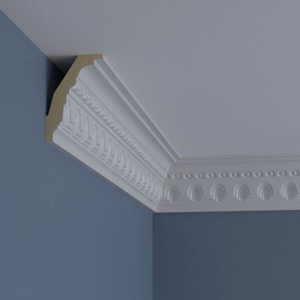 4 3/8"H X 2 7/8"P X 5 1/4"F X 94 1/2"L, (2" Repeat) Heaton Crown Moulding 12 4 3/8"H X 2 7/8"P X 5 1/4"F X 94 1/2"L, (2" Repeat) Heaton Crown Moulding - Image 10