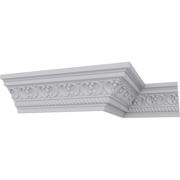 3 1/4"H X 3 1/8"P X 4 5/8"F X 94 1/2"L, (1 7/8" Repeat) Pearl Crown Moulding 7 3 1/4"H X 3 1/8"P X 4 5/8"F X 94 1/2"L, (1 7/8" Repeat) Pearl Crown Moulding - Image 5