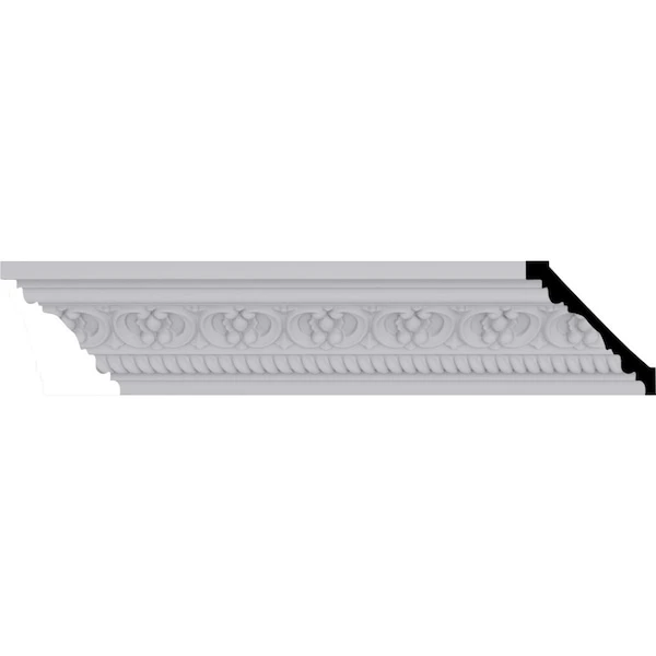 3 1/4"H X 3 1/8"P X 4 5/8"F X 94 1/2"L, (1 7/8" Repeat) Pearl Crown Moulding 3 3 1/4"H X 3 1/8"P X 4 5/8"F X 94 1/2"L, (1 7/8" Repeat) Pearl Crown Moulding