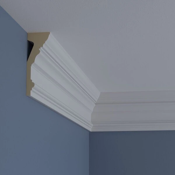 5 1/2"H X 2"P X 6"F X 94 1/2"L Seville Smooth Moulding 8 5 1/2"H X 2"P X 6"F X 94 1/2"L Seville Smooth Moulding - Image 6