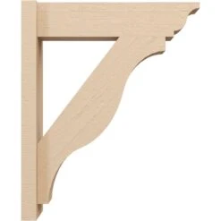 5 1/2-in W X 18-in D X 22-in H Funston Trad Rough Cedar Woodgrain TimberThane Outlooker, Primed Tan -ZORO Materials Sale PCI20Enterprises20dba20Ekena20Millwork 2130133xx01xx55e9e7