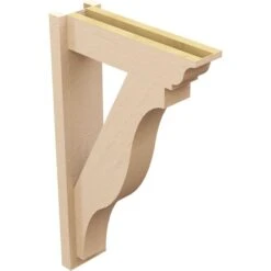 5 1/2-in W X 18-in D X 30-in H Funston Trad Rough Cedar Woodgrain TimberThane Outlooker, Primed Tan -ZORO Materials Sale PCI20Enterprises20dba20Ekena20Millwork 2130135xx04xxa41681