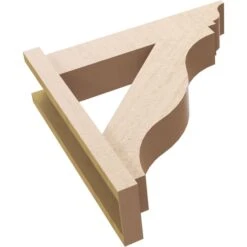 5 1/2-in W X 20-in D X 20-in H Funston Trad Rough Cedar Woodgrain TimberThane Outlooker, Primed Tan -ZORO Materials Sale PCI20Enterprises20dba20Ekena20Millwork 2130136xx05xx321263