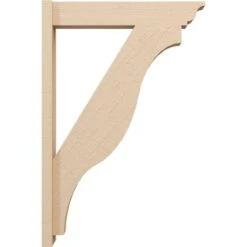 5 1/2-in W X 24-in D X 36-in H Funston Trad Rough Cedar Woodgrain TimberThane Outlooker, Primed Tan -ZORO Materials Sale PCI20Enterprises20dba20Ekena20Millwork 2130147xx01xx971941