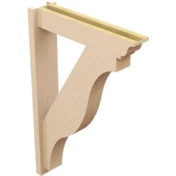 5 1/2-in W X 24-in D X 36-in H Funston Trad Rough Cedar Woodgrain TimberThane Outlooker, Primed Tan -ZORO Materials Sale PCI20Enterprises20dba20Ekena20Millwork 2130147xx04xxdc52ef