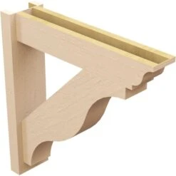 6-in W X 26-in D X 26-in H Funston Trad Rough Cedar Woodgrain TimberThane Outlooker, Primed Tan -ZORO Materials Sale PCI20Enterprises20dba20Ekena20Millwork 2130213xx04xxaacb06