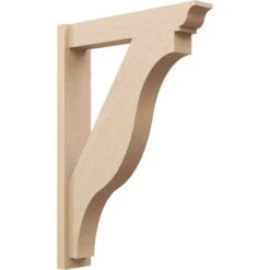 6-in W X 30-in D X 42-in H Funston Trad Rough Cedar Woodgrain TimberThane Outlooker, Primed Tan