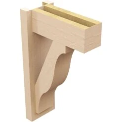 5 1/2-in W X 12-in D X 20-in H Funston Block Rough Cedar Woodgrain TimberThane Outlooker, Primed Tan -ZORO Materials Sale PCI20Enterprises20dba20Ekena20Millwork 2130382xx04xxcc39de