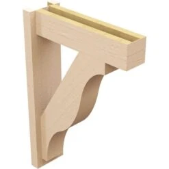 5 1/2-in W X 18-in D X 26-in H Funston Block Rough Cedar Woodgrain TimberThane Outlooker, Primed Tan -ZORO Materials Sale PCI20Enterprises20dba20Ekena20Millwork 2130394xx04xxe356d3