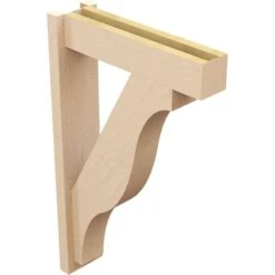 5 1/2-in W X 20-in D X 32-in H Funston Block Rough Cedar Woodgrain TimberThane Outlooker, Primed Tan -ZORO Materials Sale PCI20Enterprises20dba20Ekena20Millwork 2130399xx04xx9ec168