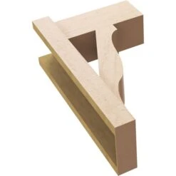 6-in W X 12-in D X 20-in H Funston Block Rough Cedar Woodgrain TimberThane Outlooker, Primed Tan -ZORO Materials Sale PCI20Enterprises20dba20Ekena20Millwork 2130447xx05xxffca94