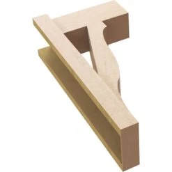 6-in W X 12-in D X 24-in H Funston Block Rough Cedar Woodgrain TimberThane Outlooker, Primed Tan -ZORO Materials Sale PCI20Enterprises20dba20Ekena20Millwork 2130448xx05xx5d63fd