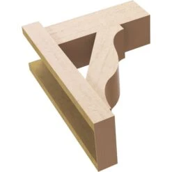 6-in W X 14-in D X 18-in H Funston Block Rough Cedar Woodgrain TimberThane Outlooker, Primed Tan -ZORO Materials Sale PCI20Enterprises20dba20Ekena20Millwork 2130450xx05xx9c6ce9