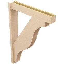 6-in W X 34-in D X 46-in H Funston Block Rough Cedar Woodgrain TimberThane Outlooker, Primed Tan -ZORO Materials Sale PCI20Enterprises20dba20Ekena20Millwork 2130497xx04xx278b40