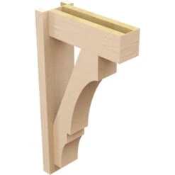 5 1/2-in W X 14-in D X 26-in H Balboa Block Rough Cedar Woodgrain TimberThane Outlooker, Primed Tan -ZORO Materials Sale PCI20Enterprises20dba20Ekena20Millwork 2131167xx04xx63e727