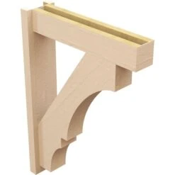 5 1/2-in W X 22-in D X 30-in H Balboa Block Rough Cedar Woodgrain TimberThane Outlooker, Primed Tan -ZORO Materials Sale PCI20Enterprises20dba20Ekena20Millwork 2131182xx04xx47522e