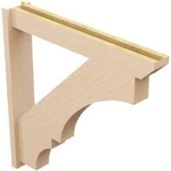 5 1/2-in W X 34-in D X 34-in H Balboa Slat Rough Cedar Woodgrain TimberThane Outlooker, Primed Tan -ZORO Materials Sale PCI20Enterprises20dba20Ekena20Millwork 2131468xx04xx55042a