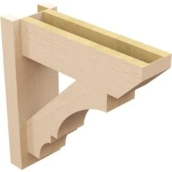 6-in W X 18-in D X 18-in H Balboa Slat Rough Cedar Woodgrain TimberThane Outlooker, Primed Tan -ZORO Materials Sale PCI20Enterprises20dba20Ekena20Millwork 2131497xx04xx68022d