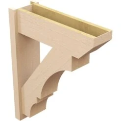 8-in W X 26-in D X 32-in H Balboa Slat Rough Cedar Woodgrain TimberThane Outlooker, Primed Tan -ZORO Materials Sale PCI20Enterprises20dba20Ekena20Millwork 2131645xx04xx64225c