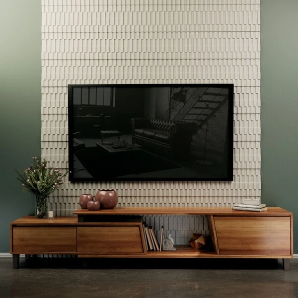 6inW X 24inH X 1inT EdgeCraft Seine Style Seamless Wall Tile, 12PK 4 6inW X 24inH X 1inT EdgeCraft Seine Style Seamless Wall Tile, 12PK - Image 2