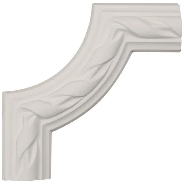 6"W X 6"H X 3/4"P Reeded Acanthus Leaf Panel Moulding Corner (matches Moulding PML01X00JA) 3 6"W X 6"H X 3/4"P Reeded Acanthus Leaf Panel Moulding Corner (matches Moulding PML01X00JA)