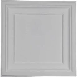 23 7/8"W X 23 7/8"H X 2 1/2"P Traditional Ceiling Tile