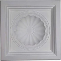 23 7/8"W X 23 7/8"H X 5 1/2"P Shell Ceiling Tile