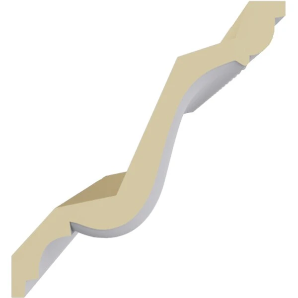 6 1/2"H X 6"P X 8 5/8"F X 94 1/2"L Carrillo Large Crown Moulding 6 6 1/2"H X 6"P X 8 5/8"F X 94 1/2"L Carrillo Large Crown Moulding - Image 4