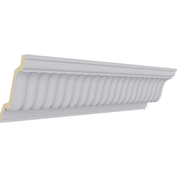 6 1/2"H X 6"P X 8 5/8"F X 94 1/2"L Carrillo Large Crown Moulding 5 6 1/2"H X 6"P X 8 5/8"F X 94 1/2"L Carrillo Large Crown Moulding - Image 3