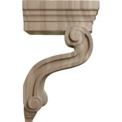 3 3/8"W X 6 1/2"D X 10 1/2"H Los Angeles Hollow Back Corbel, Walnut -ZORO Materials Sale PCI20Enterprises20dba20Ekena20Millwork 479703xx02xx525695