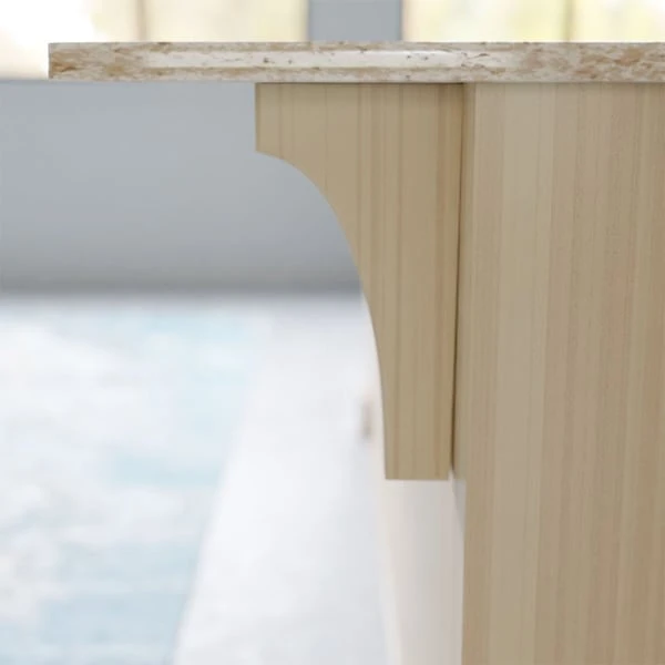 1 3/4"W X 6"D X 12"H Clarksville Bracket, Rubberwood 6 1 3/4"W X 6"D X 12"H Clarksville Bracket, Rubberwood - Image 4