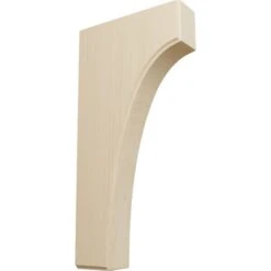1 3/4"W X 6"D X 12"H Clarksville Bracket, Rubberwood