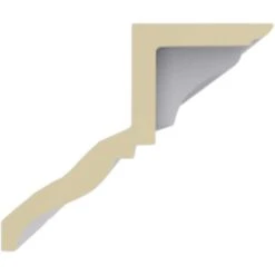 3 3/4"H X 4 1/2"P X 5 7/8"F X 94 1/2"L Wide Spaced Dentil Crown Moulding -ZORO Materials Sale PCI20Enterprises20dba20Ekena20Millwork 481354xx01xxabf851