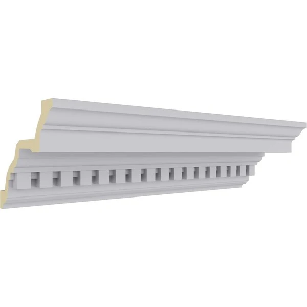 6 3/8"H X 7 3/4"P X 9 7/8"F X 94 1/2"L Dentil Crown Moulding 6 6 3/8"H X 7 3/4"P X 9 7/8"F X 94 1/2"L Dentil Crown Moulding - Image 4
