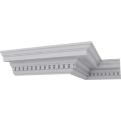 6 3/8"H X 7 3/4"P X 9 7/8"F X 94 1/2"L Dentil Crown Moulding 18 6 3/8"H X 7 3/4"P X 9 7/8"F X 94 1/2"L Dentil Crown Moulding -ZORO Materials Sale PCI20Enterprises20dba20Ekena20Millwork 481363xx04xx6b05c7