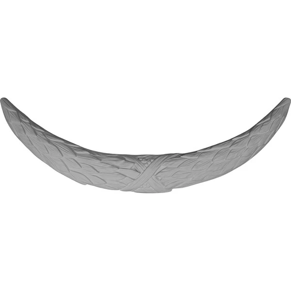 28 7/8"W X 9 5/8"H X 1 3/8"P Dublin Swag Onlay 3 28 7/8"W X 9 5/8"H X 1 3/8"P Dublin Swag Onlay