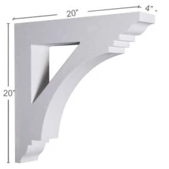 4"W X 20"D X 20"H Imperial Bracket 7 4"W X 20"D X 20"H Imperial Bracket -ZORO Materials Sale PCI20Enterprises20dba20Ekena20Millwork 481734xx00xxd8dba4