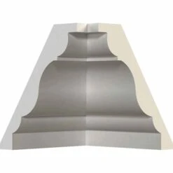 3 1/8"P X 3 1/2"H Inside Corner Moulding (matches Moulding MLD03X03X04QU)