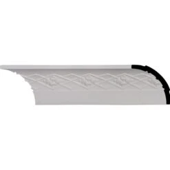 SAMPLE - 3 1/2"H X 3 1/2"P X 5"F X 12"L, (3 3/4" Repeat), Brightton Crown Moulding