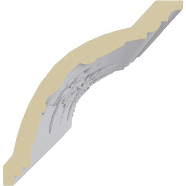 4 1/4"H X 4 1/8"P X 5 7/8"F X 94 1/2"L, (8" Repeat), Sydney Crown Moulding 5 4 1/4"H X 4 1/8"P X 5 7/8"F X 94 1/2"L, (8" Repeat), Sydney Crown Moulding - Image 3
