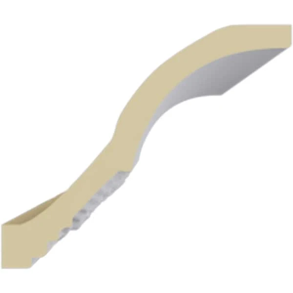 2 5/8"H X 3 1/8"P X 3 7/8"F X 94 1/2"L, (3" Repeat), Dylan Spring Crown Moulding 5 2 5/8"H X 3 1/8"P X 3 7/8"F X 94 1/2"L, (3" Repeat), Dylan Spring Crown Moulding - Image 3