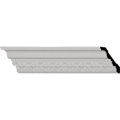 SAMPLE - 4"H X 3 1/4"P X 5 1/8"F X 12"L, (1 7/8" Repeat), Leslie Crown Moulding