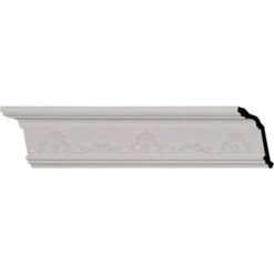 SAMPLE - 4 3/8"H X 3 1/4"P X 5 3/8"F X 12"L, (6 1/2" Repeat), Versailles Crown Moulding
