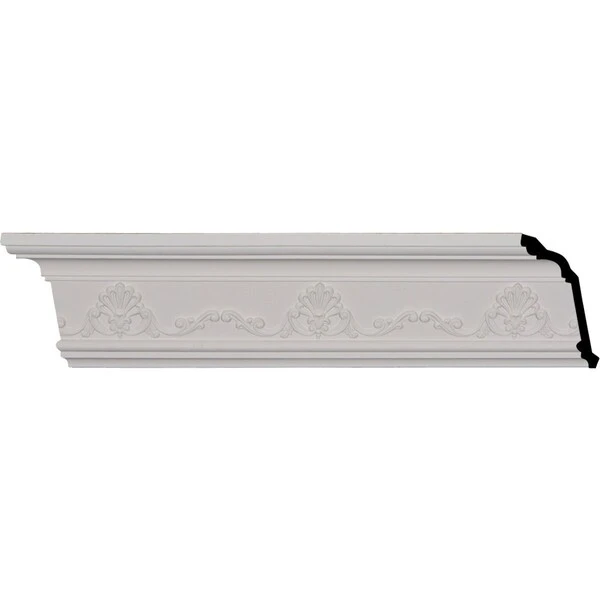 SAMPLE - 4 3/8"H X 3 1/4"P X 5 3/8"F X 12"L, (6 1/2" Repeat), Versailles Crown Moulding 3 SAMPLE - 4 3/8"H X 3 1/4"P X 5 3/8"F X 12"L, (6 1/2" Repeat), Versailles Crown Moulding