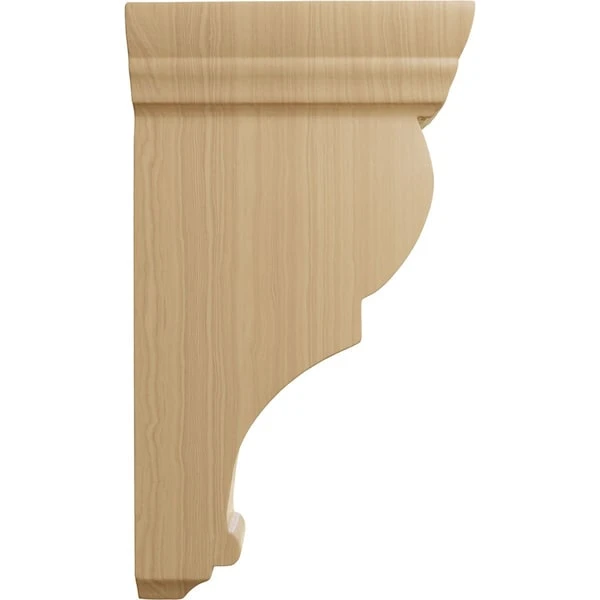 2"W X 4 1/2"D X 8"H Small Rojas Wood Corbel, Cherry 4 2"W X 4 1/2"D X 8"H Small Rojas Wood Corbel, Cherry - Image 2