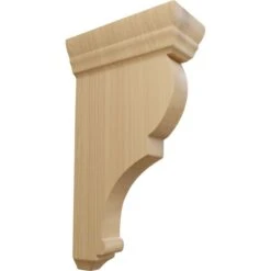 2"W X 4 1/2"D X 8"H Small Rojas Wood Corbel, Cherry
