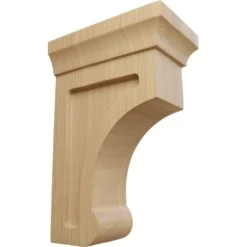 2 1/2"W X 4"D X 6"H Small Gomez Wood Bracket, Cherry