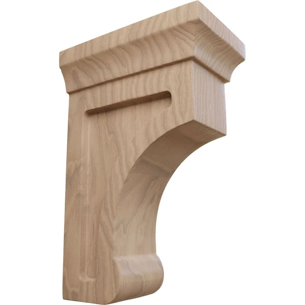 2 1/2"W X 4"D X 6"H Small Gomez Wood Bracket, Mahogany 3 2 1/2"W X 4"D X 6"H Small Gomez Wood Bracket, Mahogany