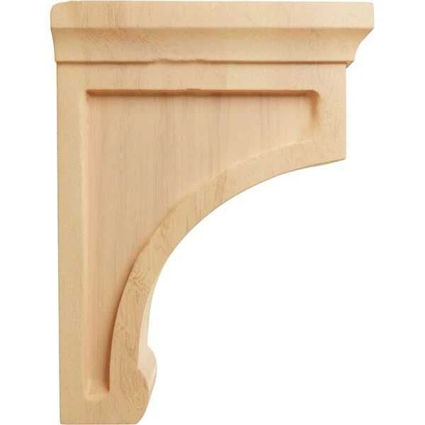 2 1/2"W X 6"D X 8"H Medium Gomez Wood Bracket, Red Oak 4 2 1/2"W X 6"D X 8"H Medium Gomez Wood Bracket, Red Oak - Image 2